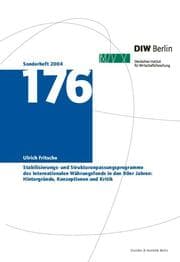 Cover von Stabilisierungs- und Strukturanpassungsprogramme des Internationalen Währungsfonds in den 90er Jahren: Hintergründe, Konzeptionen und Kritik.