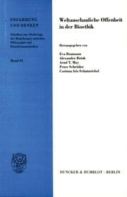 Cover von Weltanschauliche Offenheit in der Bioethik.