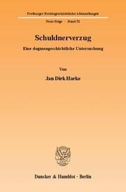 Cover von Schuldnerverzug