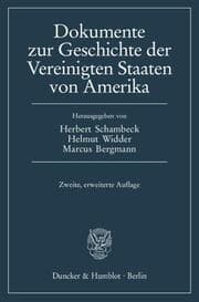 Cover von Dokumente zur Geschichte der Vereinigten Staaten von Amerika