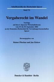Cover von Vergaberecht im Wandel.