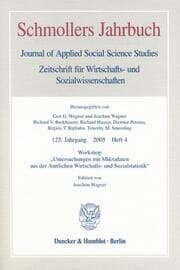 Cover von Workshop 'Untersuchungen mit Mikrodaten aus der Amtlichen Wirtschafts- und Sozialstatistik'.