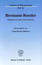 Cover von Hermann Roesler