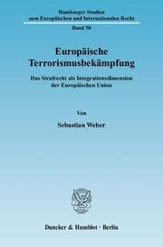 Cover von Europäische Terrorismusbekämpfung.