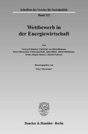 Cover von Wettbewerb in der Energiewirtschaft.