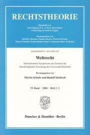 Cover von Weltrecht