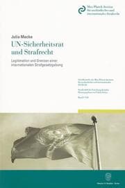 Cover von UN-Sicherheitsrat und Strafrecht