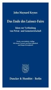 Cover von Das Ende des Laissez-Faire