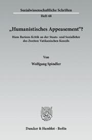 Cover von 'Humanistisches Appeasement'?