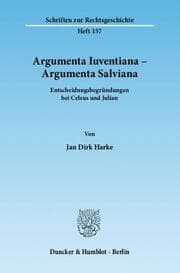 Cover von Argumenta Iuventiana - Argumenta Salviana.