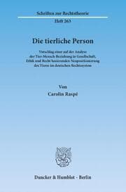 Cover von Die tierliche Person.