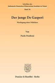 Cover von Der junge De Gasperi