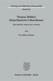Cover von Thomas Hobbes' körperbasierter Liberalismus