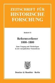 Cover von Reformverlierer 1000-1800.