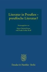 Cover von Literatur in Preußen - preußische Literatur?