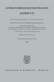 Cover von Literaturwissenschaftliches Jahrbuch