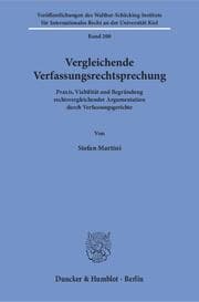 Cover von Vergleichende Verfassungsrechtsprechung.