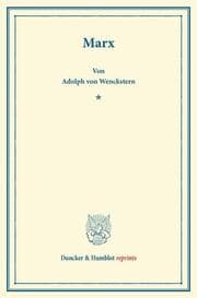 Cover von Marx.