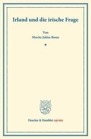 Cover von Irland und die irische Frage.
