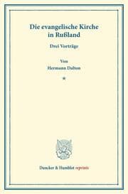 Cover von Die evangelische Kirche in Rußland.