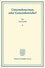 Cover von Unternehmertum oder Gemeinbetriebe?