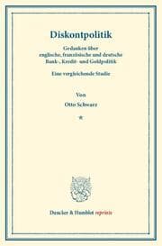 Cover von Diskontpolitik.
