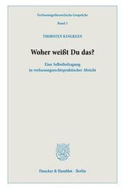 Cover von Woher weißt Du das?