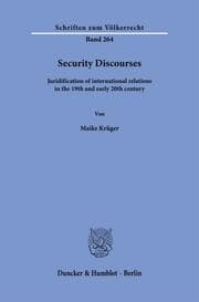 Cover von Security Discourses