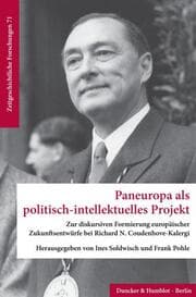 Cover von Paneuropa als politisch-intellektuelles Projekt