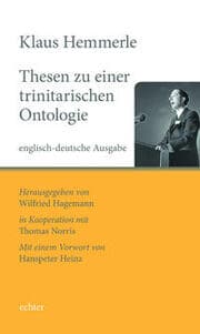 Cover von Thesen zu einer trinitarischen Ontologie