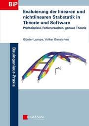 Cover von Evaluierung der linearen und nichtlinearen Stabstatik in Theorie und Software