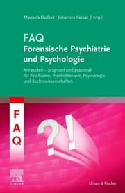 Cover von FAQ Forensische Psychiatrie und Psychologie