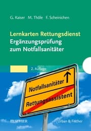 Cover von Lernkarten Rettungsdienst - Ergänzungsprüfung zum Notfallsanitäter