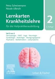 Cover von Lernkarten Krankheitslehre Set 2 für die Heilpraktikerausbildung