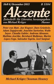 Cover von Akzente 6/2013