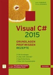 Cover von Visual C 2015 - Grundlagen, Profiwissen und Rezepte
