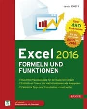 Cover von Excel 2016 Formeln und Funktionen