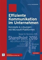 Cover von Effiziente Kommunikation im Unternehmen: Konzepte & Lösungen mit Microsoft-Plattformen