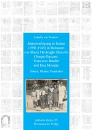 Cover von Judenverfolgung in Italien (1938-1945) in Romanen von Marta Ottolenghi Minerbi, Giorgio Bassani, Francesco Burdin und Elsa Morante