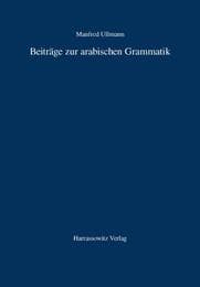 Cover von Beiträge zur arabischen Grammatik