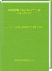 Cover von Die St. Galler Verbrüderungsbücher