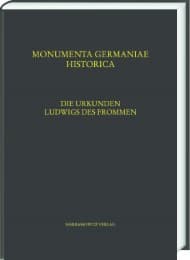 Cover von Die Urkunden Ludwigs des Frommen