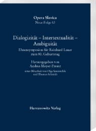 Cover von Dialogizität - Intertextualität - Ambiguität