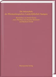 Cover von Die Inkunabeln der Württembergischen Landesbibliothek Stuttgart