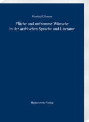 Cover von Flüche und unfromme Wünsche in der arabischen Sprache und Literatur