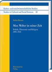 Cover von Max Weber in seiner Zeit