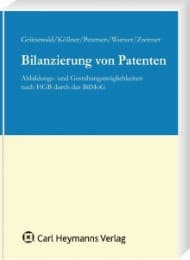 Cover von Bilanzierung von Patenten