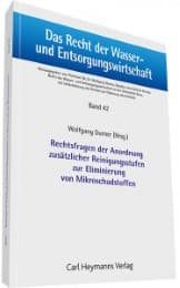 Cover von Rechtsfragen der Anordnung zusätzlicher Reinigungsstufen zur Erinnerung von Mikroschadstoffen
