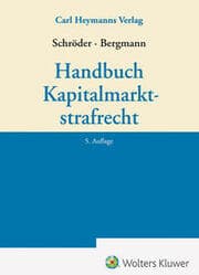 Cover von Handbuch Kapitalmarktstrafrecht