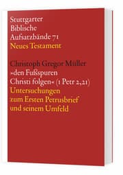 Cover von 'Den Fußsspuren Christi folgen' (1 Petr 2,21)